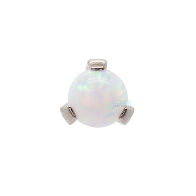 threadless: 3 Prong-Set Opal Ball End