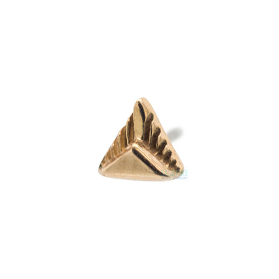 threadless: "Summit" Pin in Gold