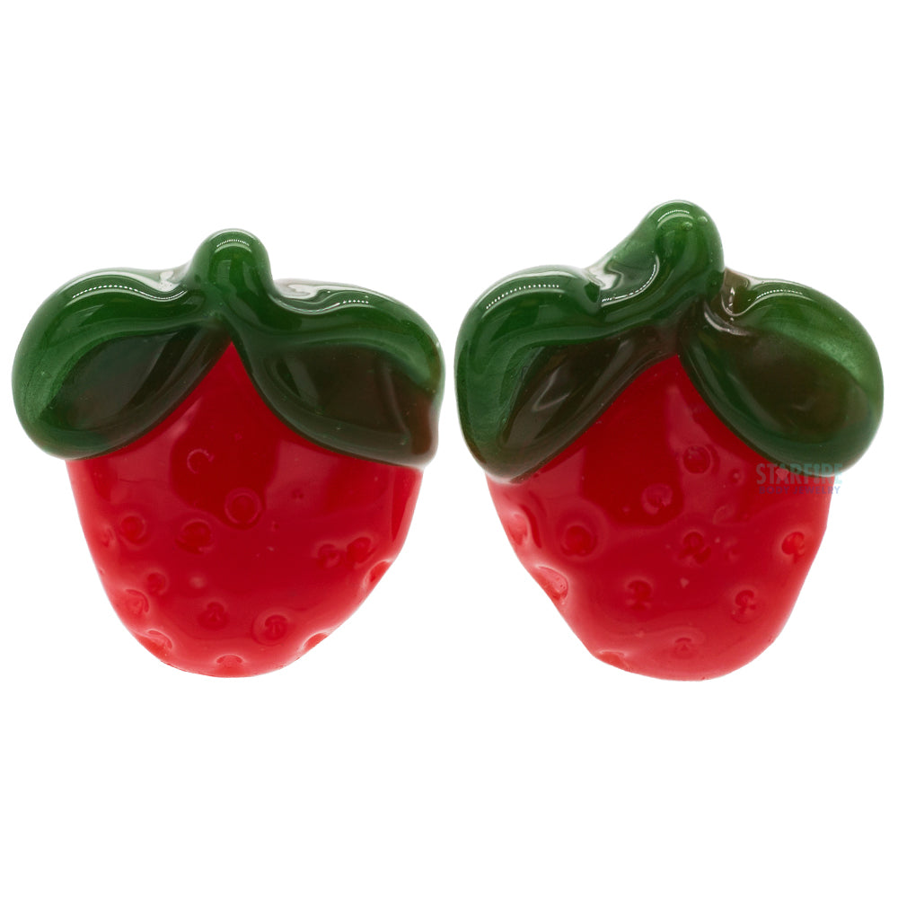 Strawberry Glass Plugs