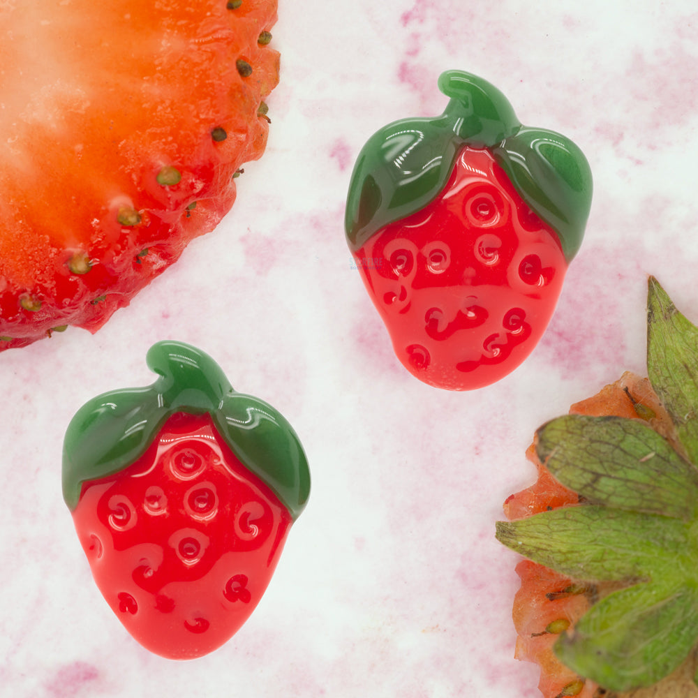 Strawberry Glass Plugs