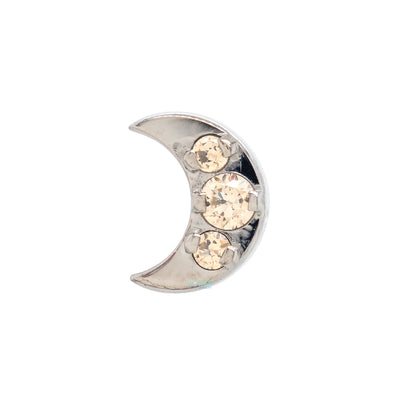threadless: "Luna" with Faceted Gems End