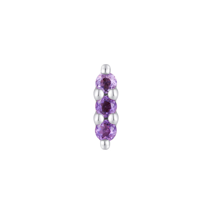threadless: "Mishka" End in Gold with Amethyst