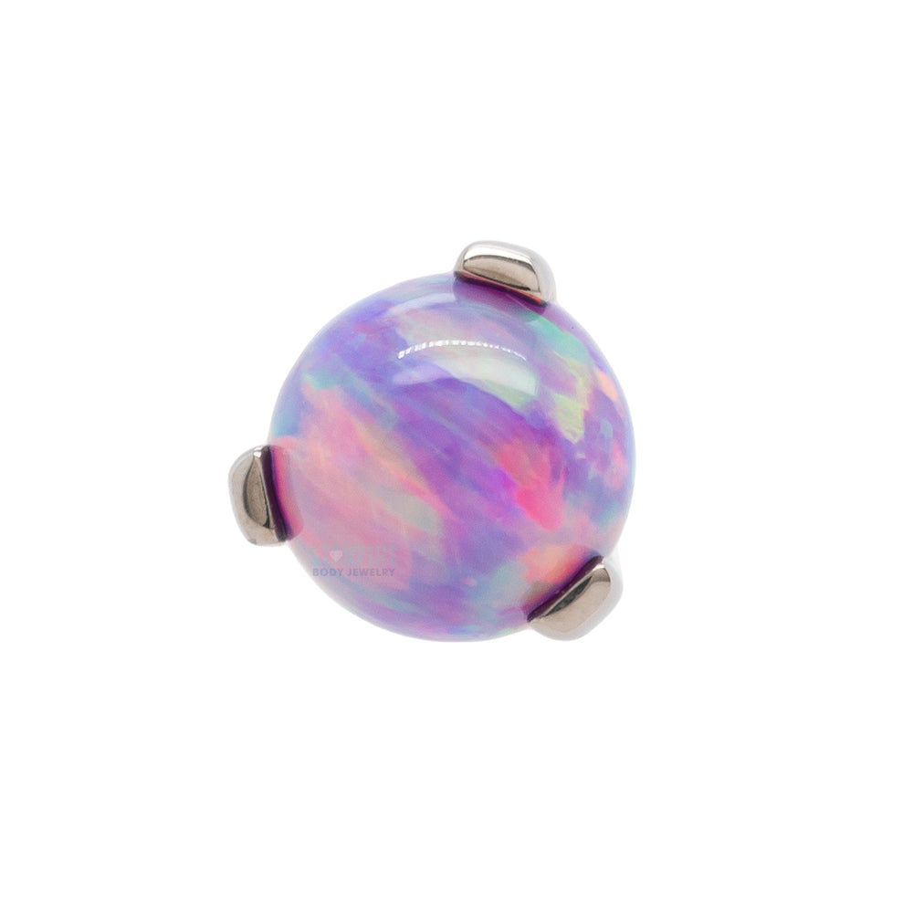 threadless: Opal Orb Claw-Set End