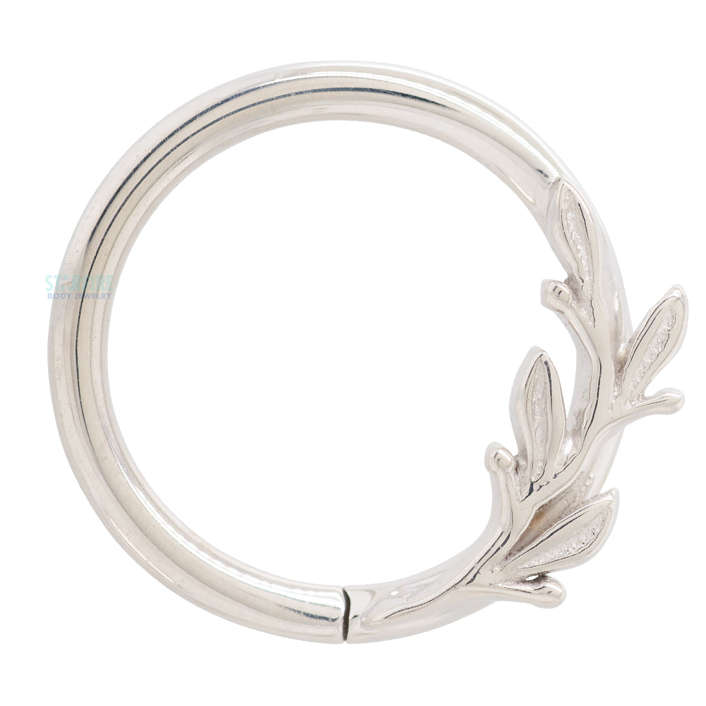 "Amity" Seam Ring in Gold & Platinum