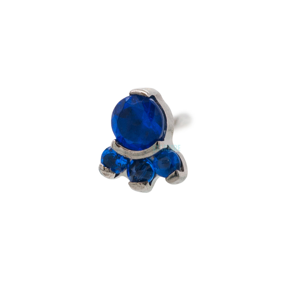 threadless: "Carina" Prong-Set Faceted Gems End