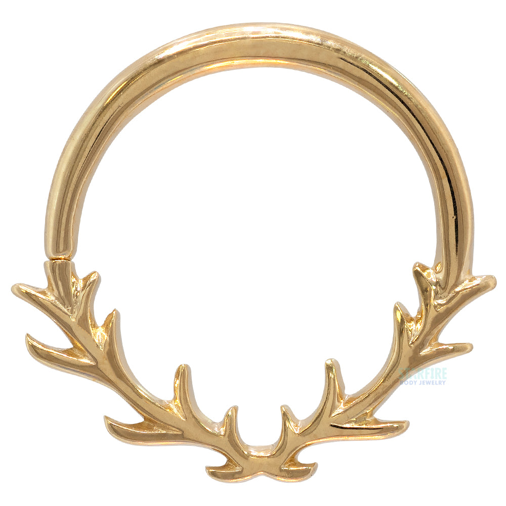 "Raven" Seam Ring in Gold