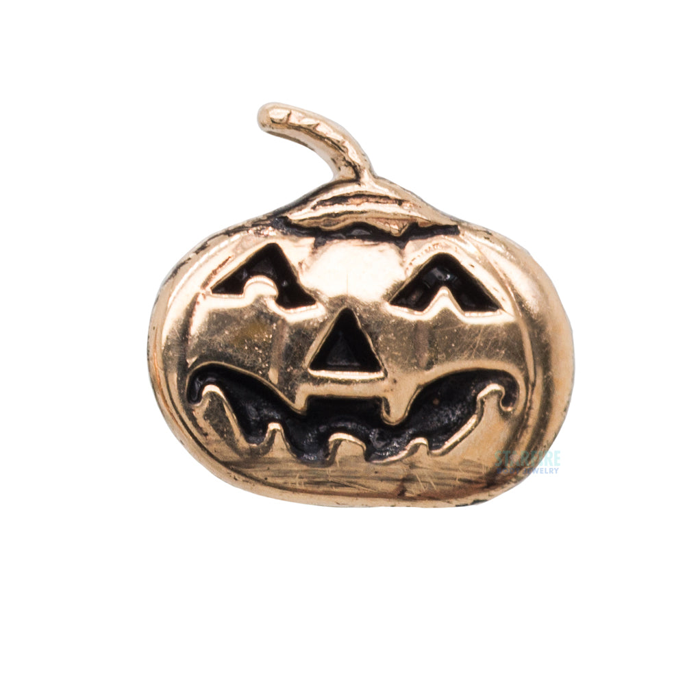 Pumpkin Threaded End in Gold
