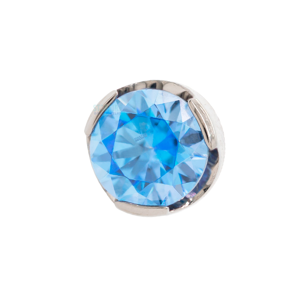 Prong-Set Brilliant Cut Threaded End