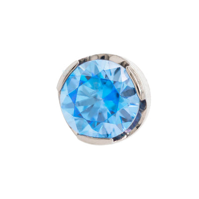 Prong-Set Brilliant Cut Threaded End