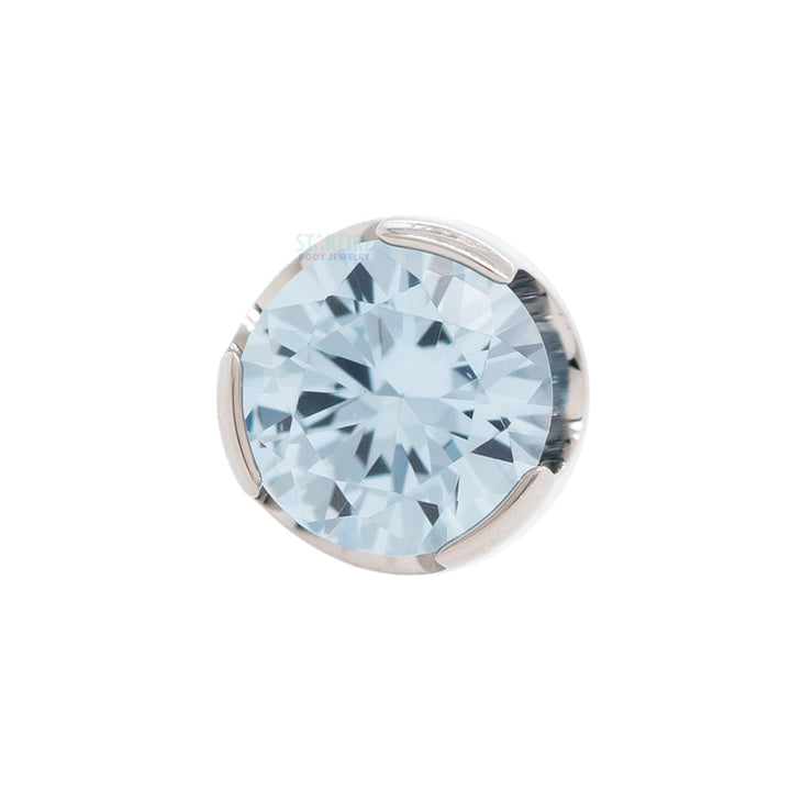 Prong-Set Brilliant Cut Threaded End