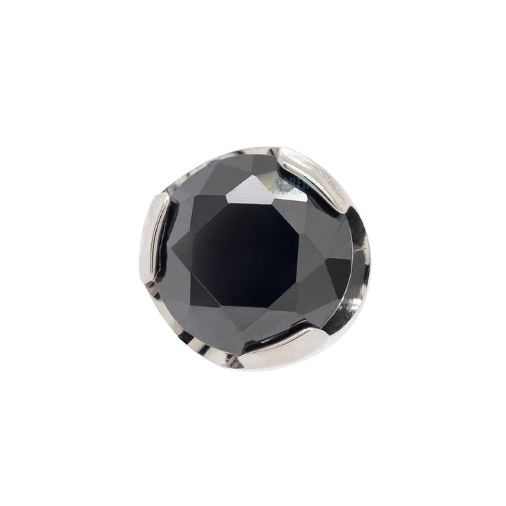 Prong-Set Brilliant Cut Threaded End