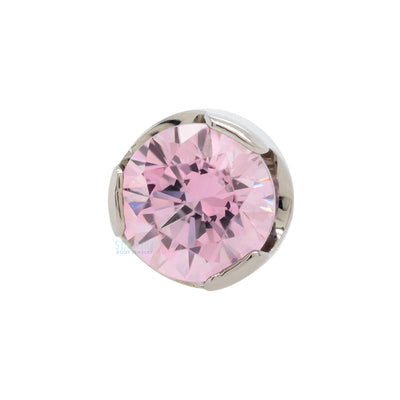 Prong-Set Brilliant Cut Threaded End