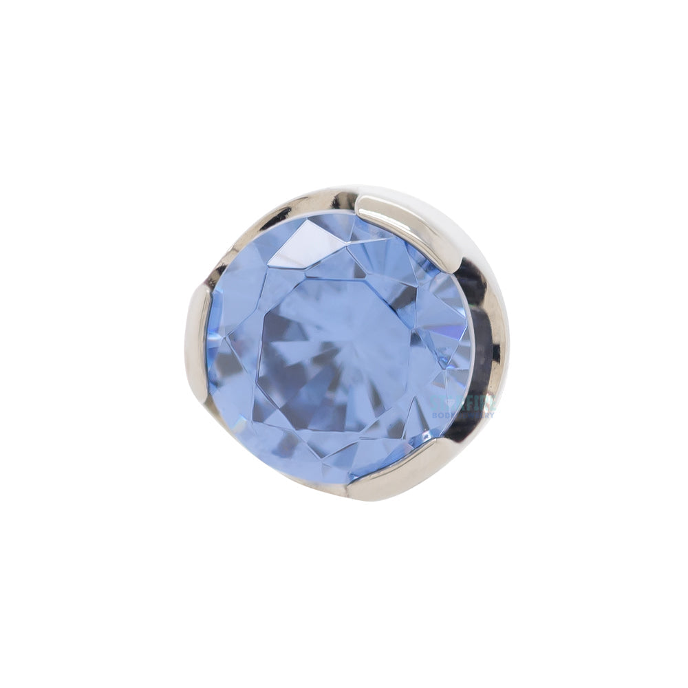 Prong-Set Brilliant Cut Threaded End