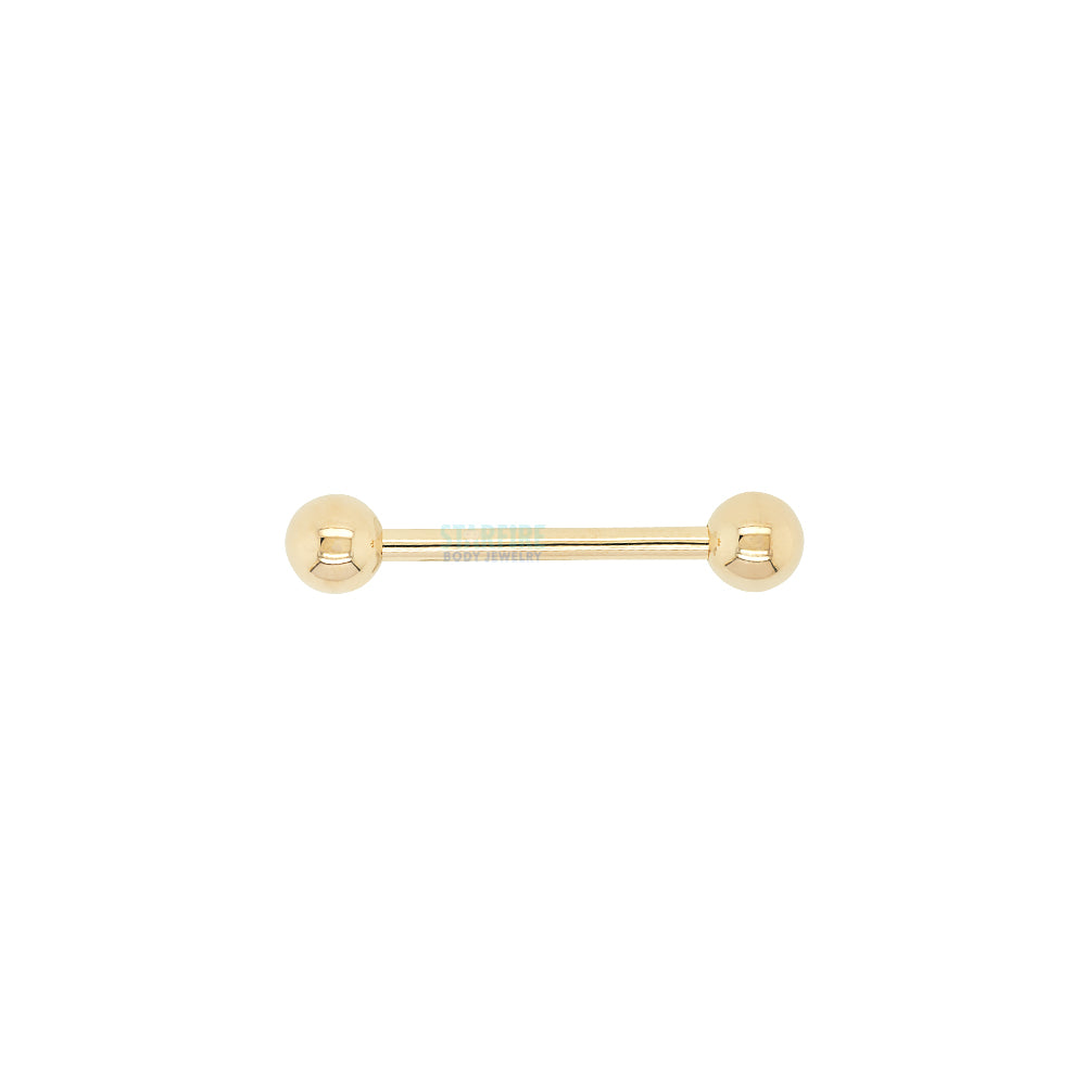 Gold Straight Barbell