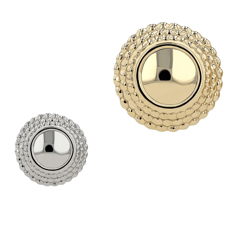 threadless: "Hera" Mirrored Finish Circle End in Gold