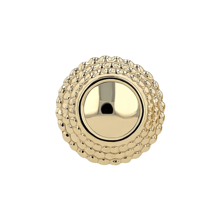 threadless: "Hera" Mirrored Finish Circle End in Gold