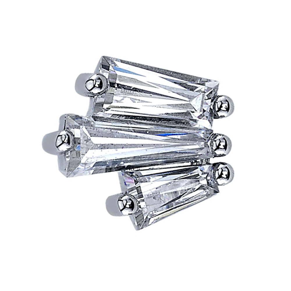 "Labels or Love" Threaded End in Gold with Diamonds