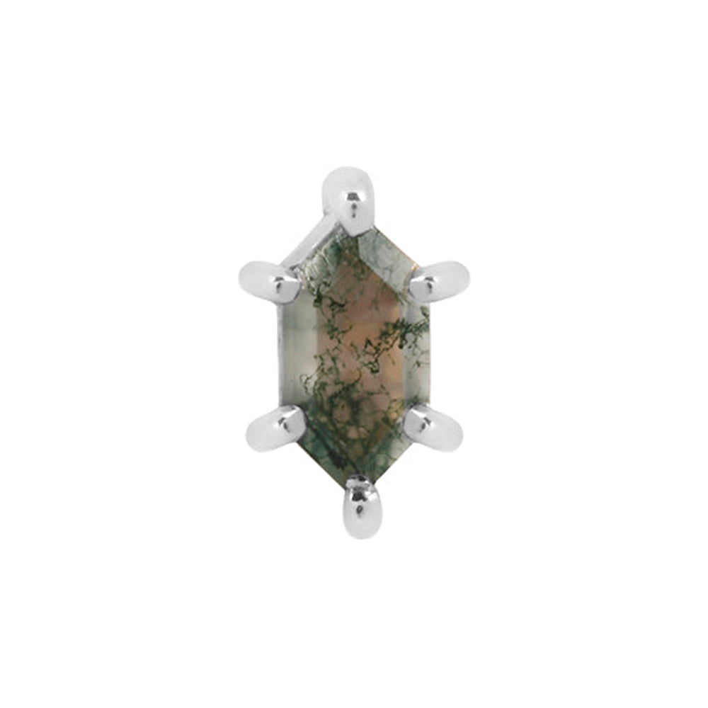 threadless: "Oh Hell Yes!" End in Gold with Moss Agate