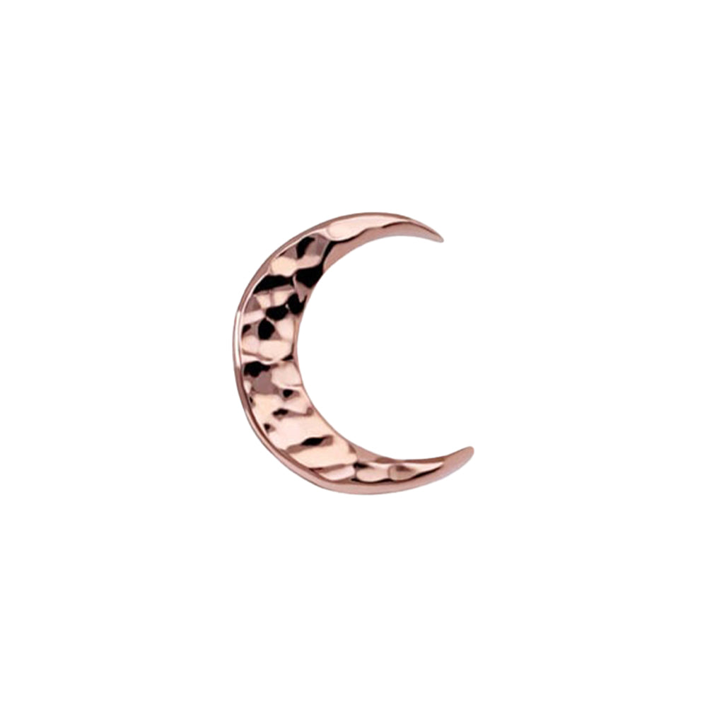 Anatometal threadless: Hammered Moon in Gold End – Starfire Body ...