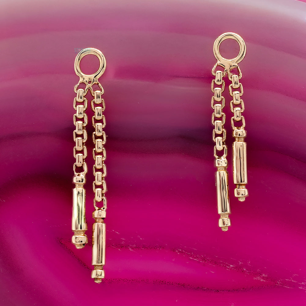 "Meander II" Chain Attachment in Gold