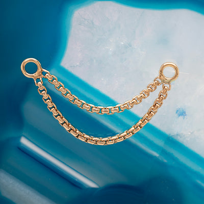 "Meander VIII" Chain Attachment in Gold
