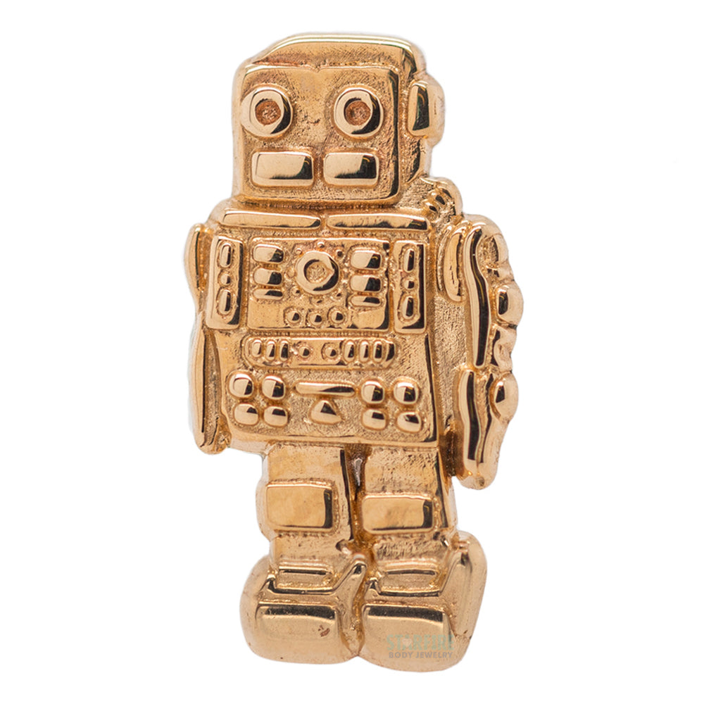 Robot Threaded End in Gold