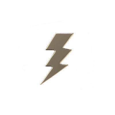 Lightning Bolt Threaded End in Gold & Platinum