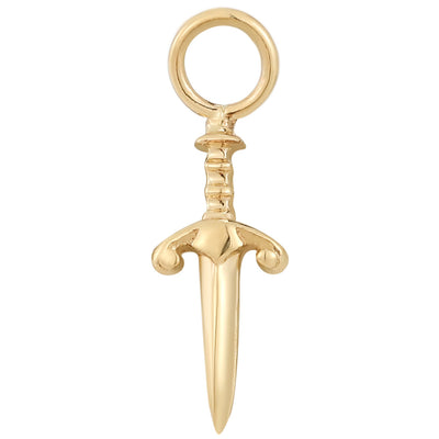 "Blade" Charm in Gold
