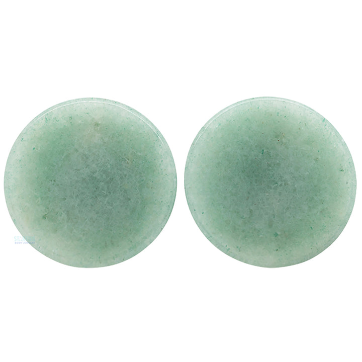 Mayan Style Stone Plugs - Aventurine