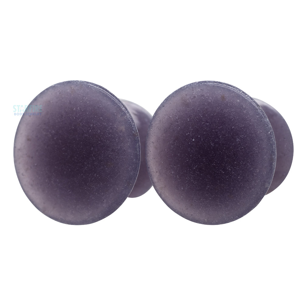 Mayan Style Stone Plugs - Lepidolite