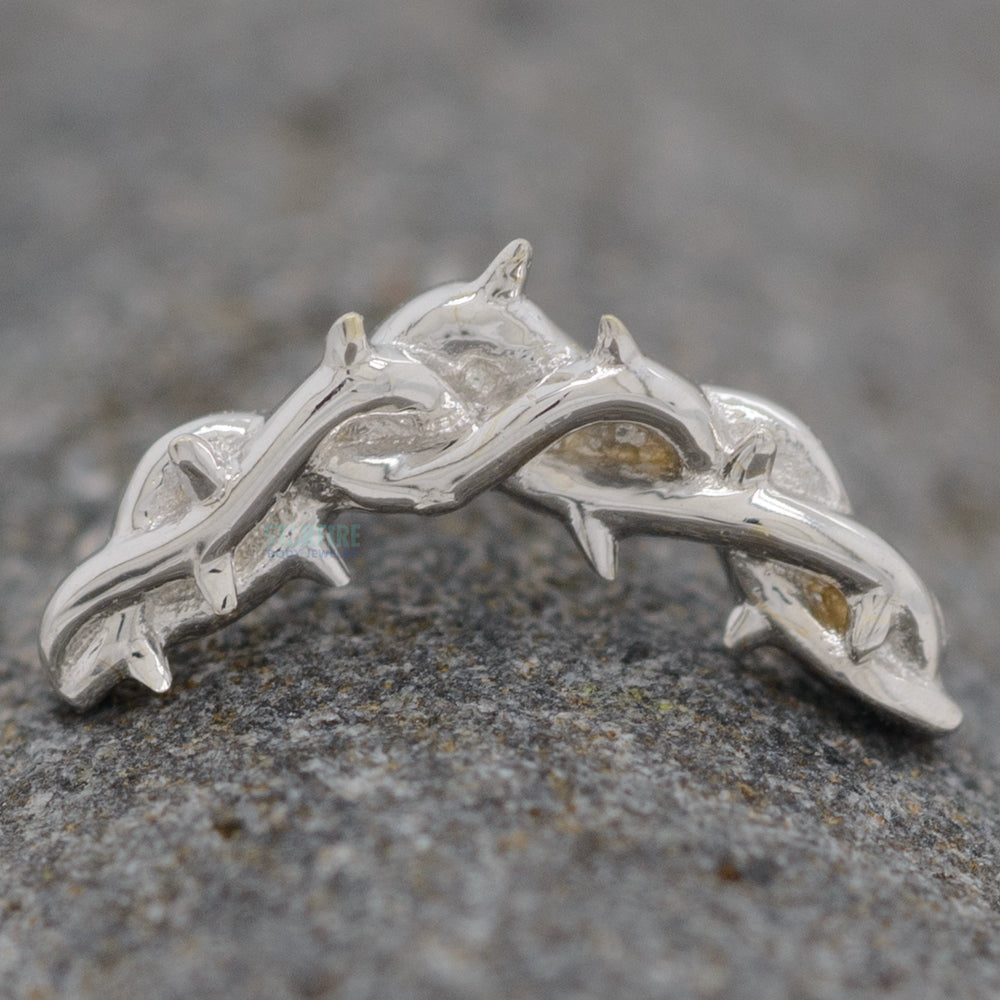 threadless: Thorn Arc End in Gold