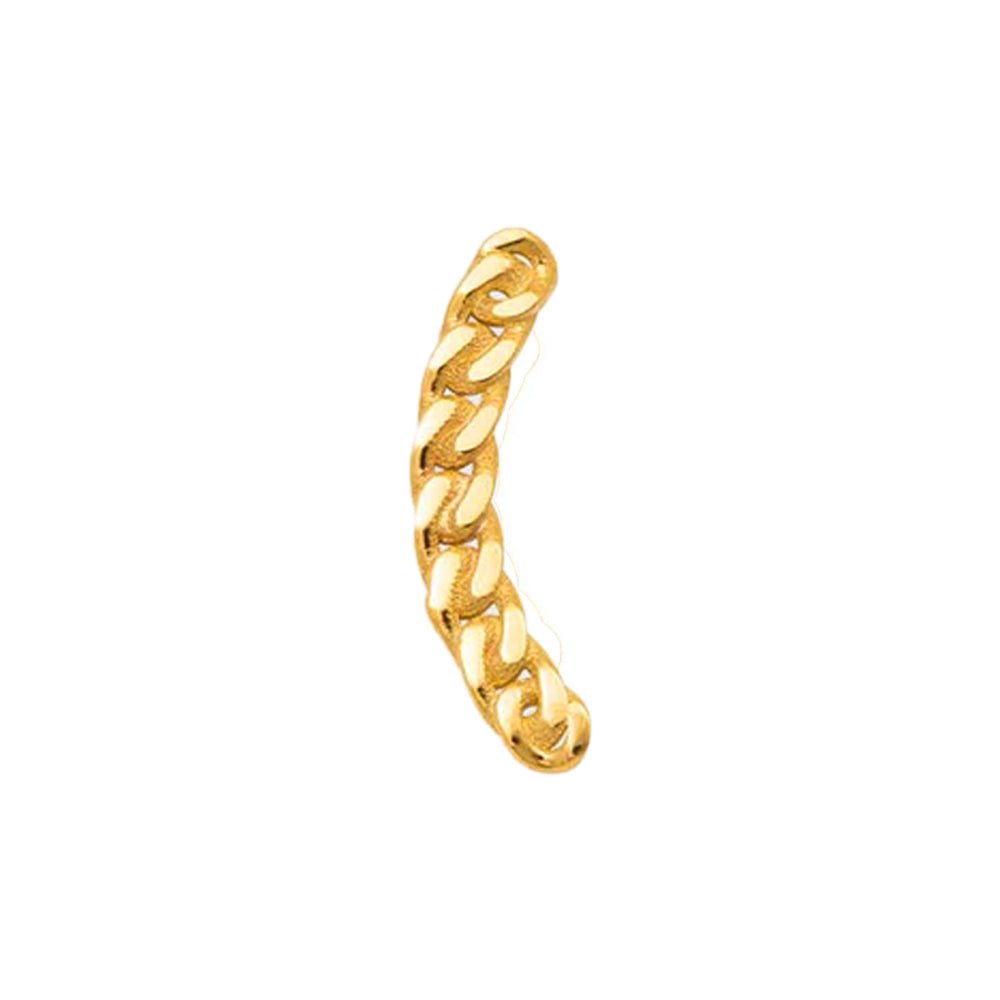 threadless: Flat Chain Pin in Gold