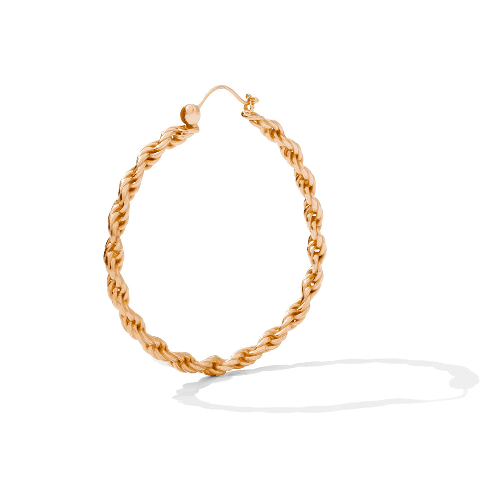 Rope Chain Hoop Earrings