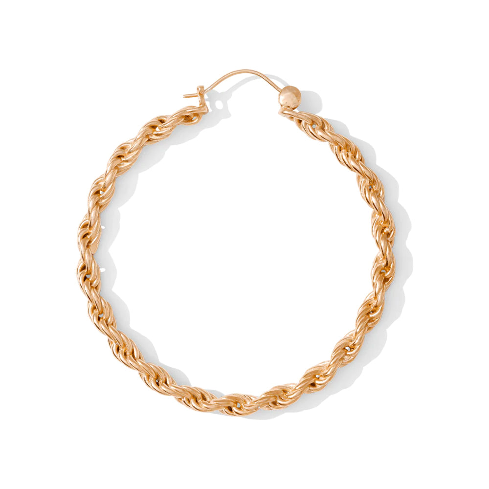 Rope Chain Hoop Earrings