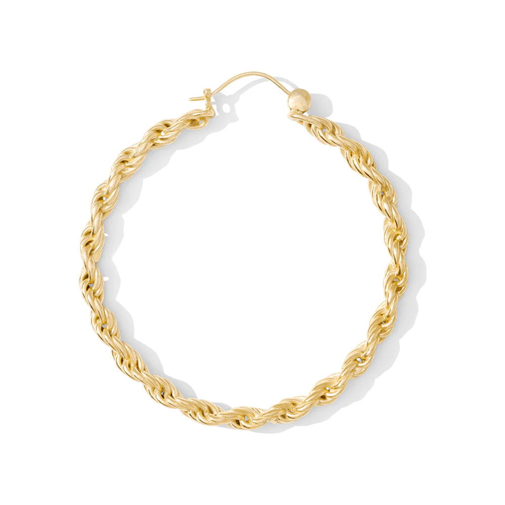 Rope Chain Hoop Earrings