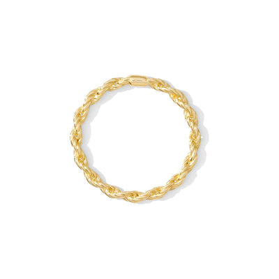 Rope Ring in Gold