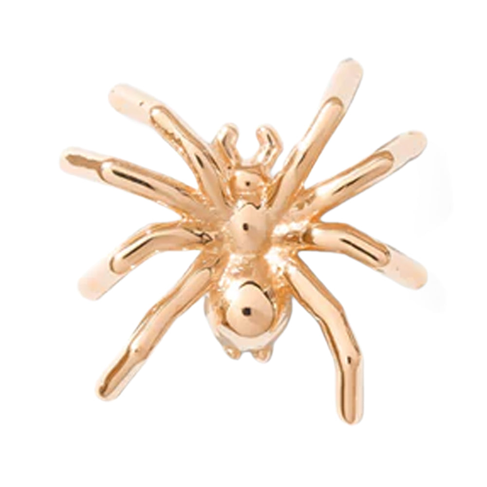 threadless: Itsy Bitsy Spider Pin in Gold