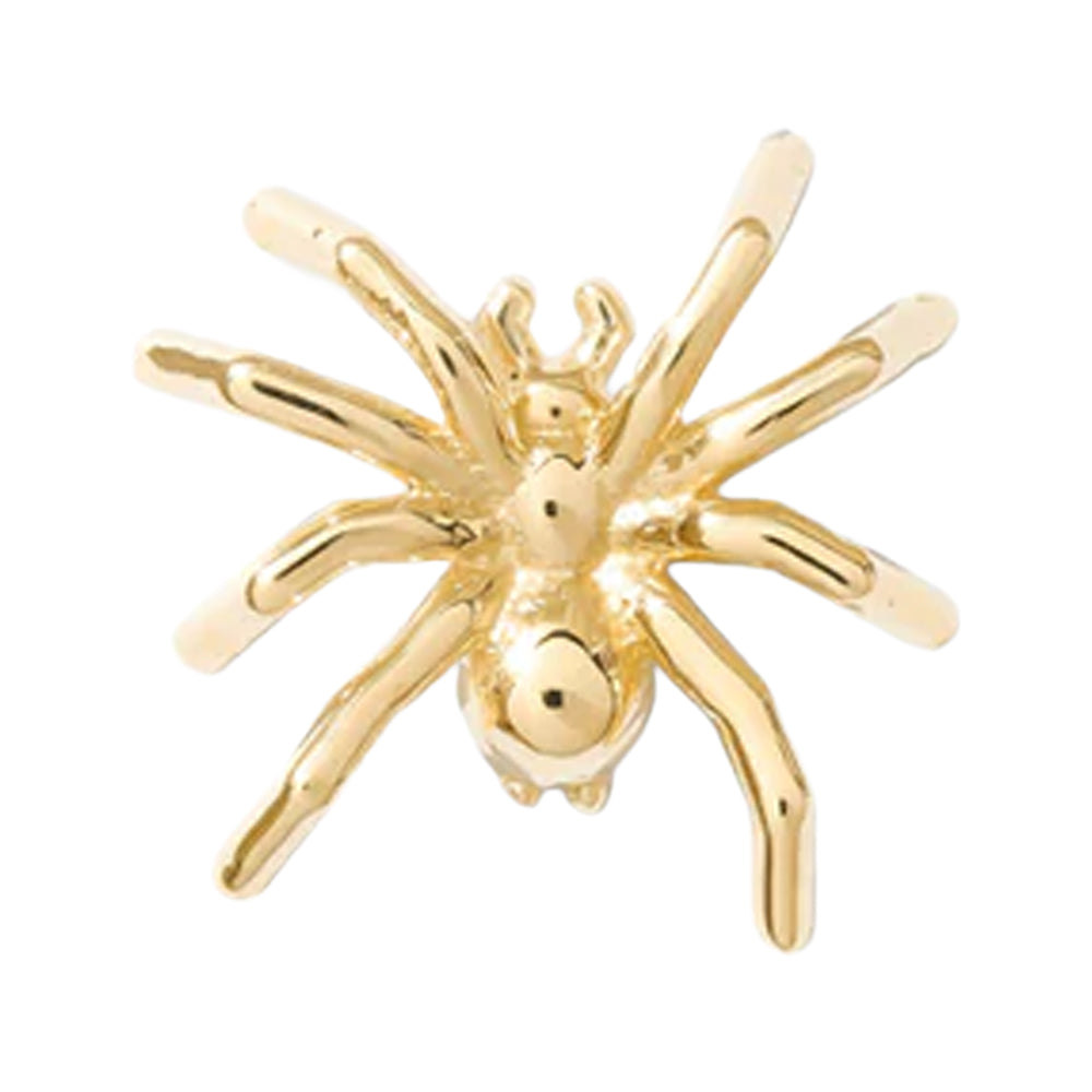threadless: Itsy Bitsy Spider Pin in Gold