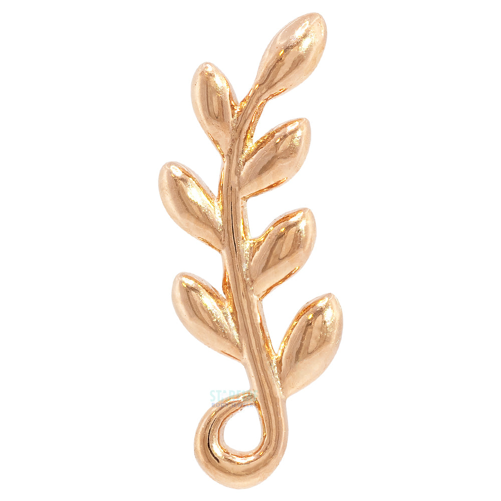 threadless: "Tendril" Pin in Gold