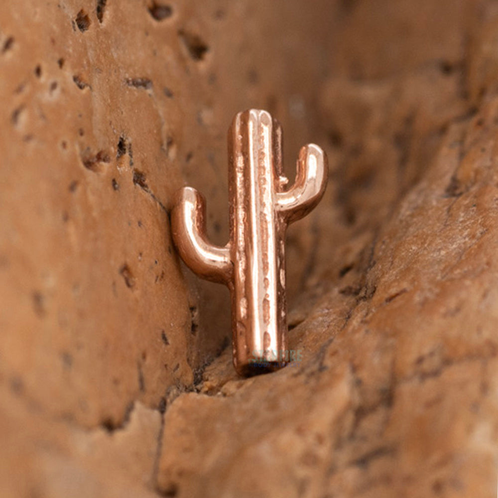 threadless: Cactus Pin in Gold
