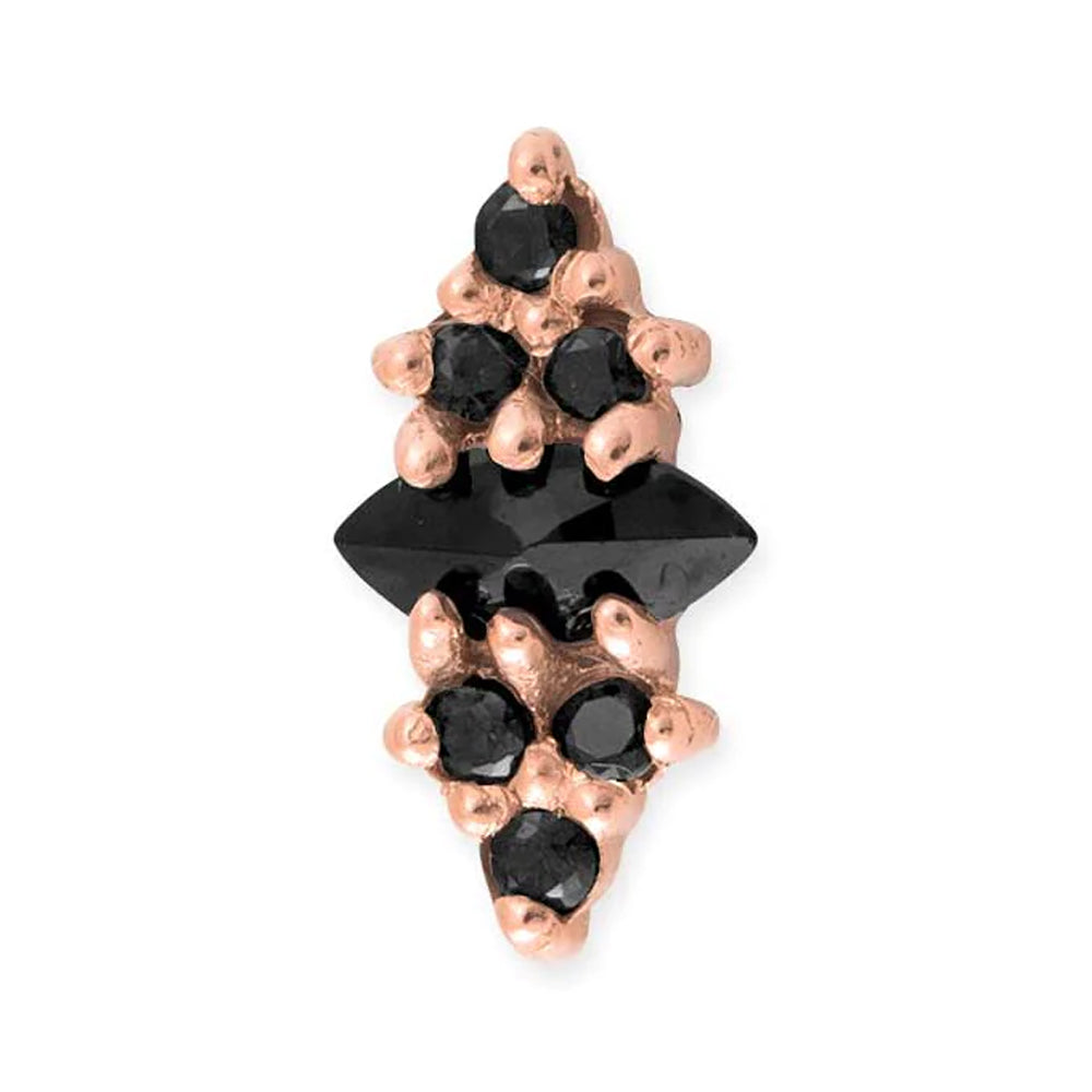 threadless: "Mimosa" Pin in Gold - 'Beyond the Black' collection
