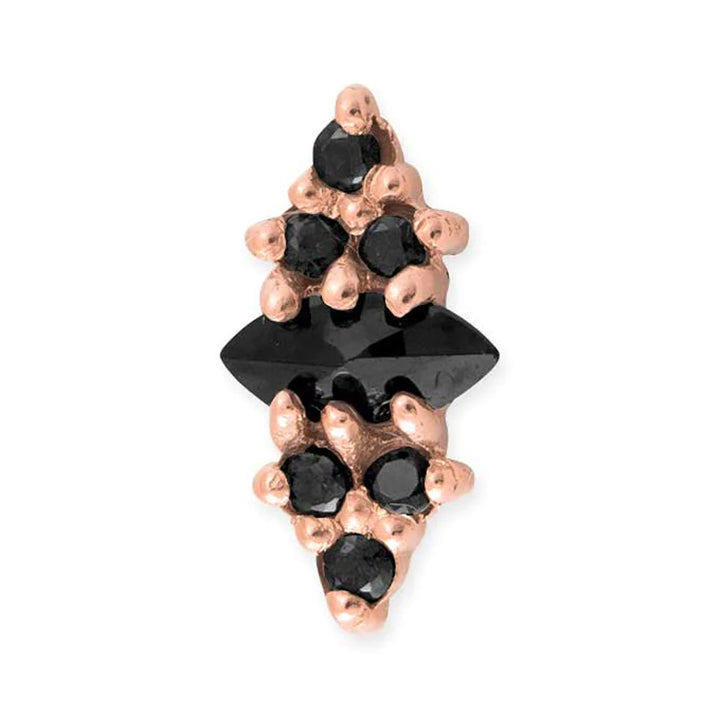 threadless: "Mimosa" Pin in Gold - 'Beyond the Black' collection