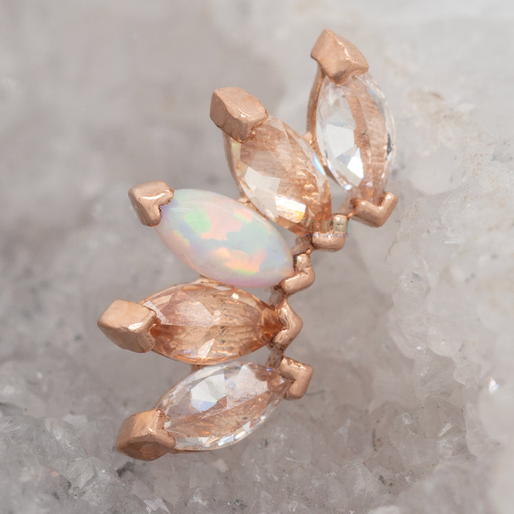 threadless: "Bella" Pin in Gold - 'Nudes in Nature' Collection