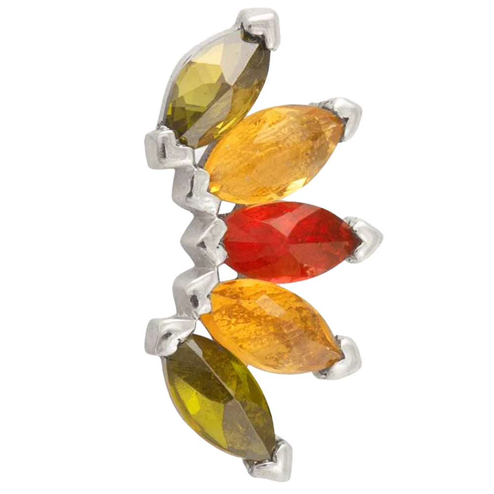 threadless: "Bella" Pin in Gold - 'Natural Mystic' Collection