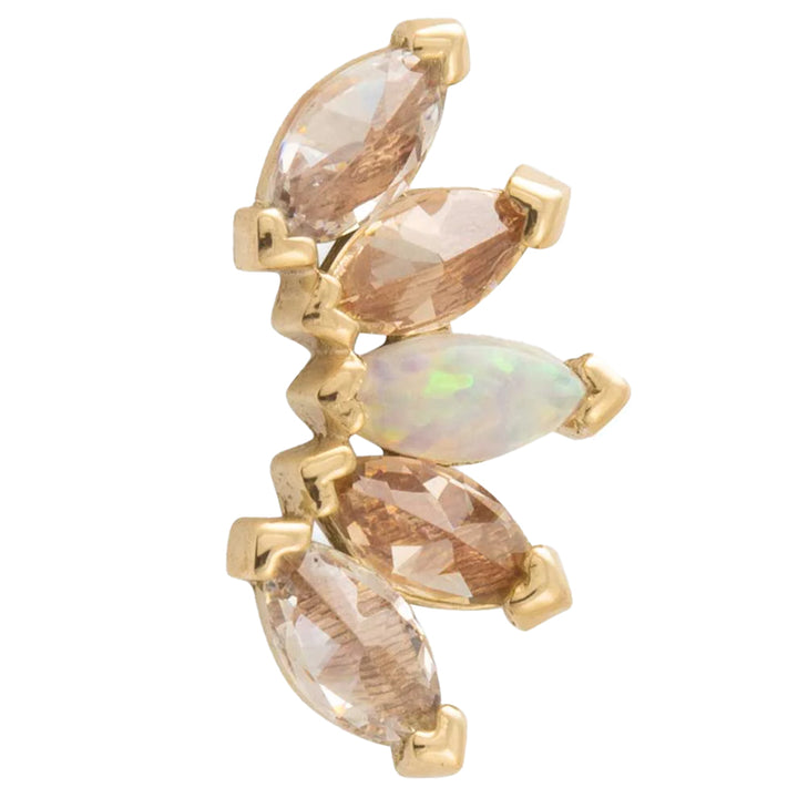 threadless: "Bella" Pin in Gold - 'Nudes in Nature' Collection