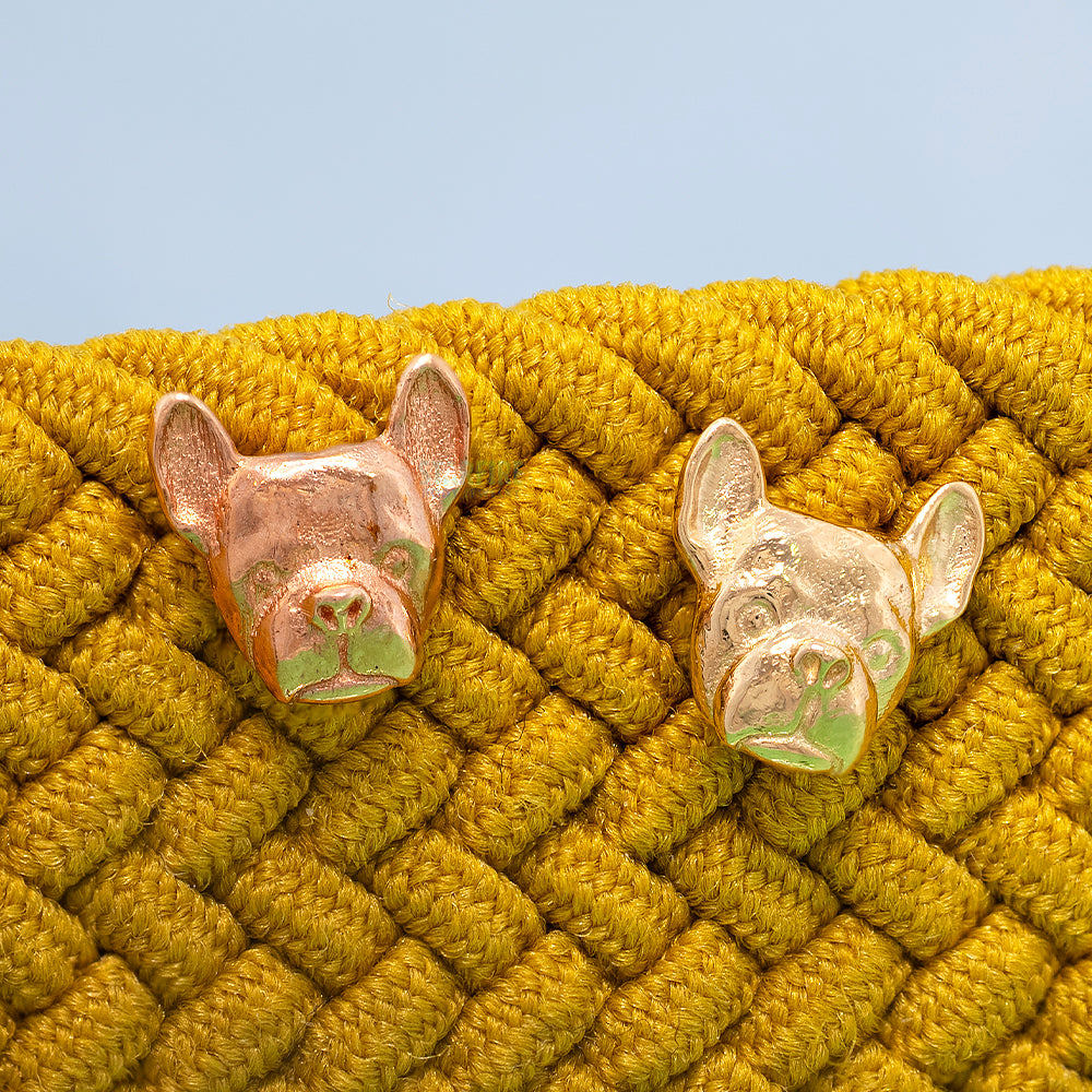 Dog Threaded End in Gold