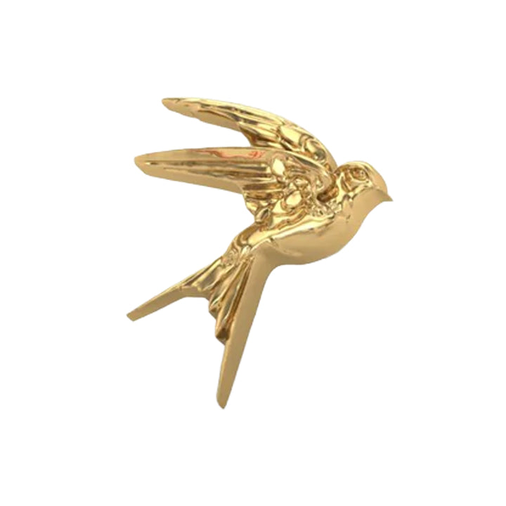 Big Swallow Threaded End in Gold
