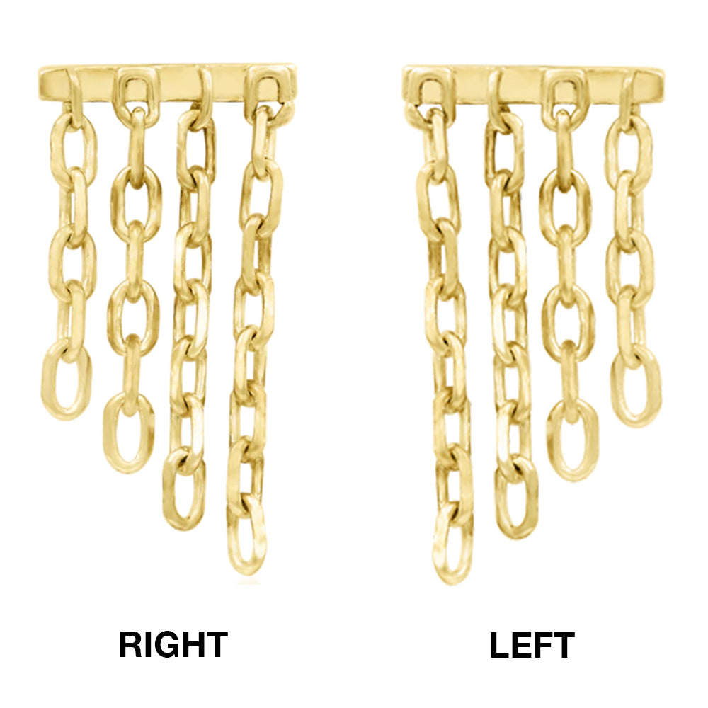 threadless: "Imogen" End with Chains in Gold