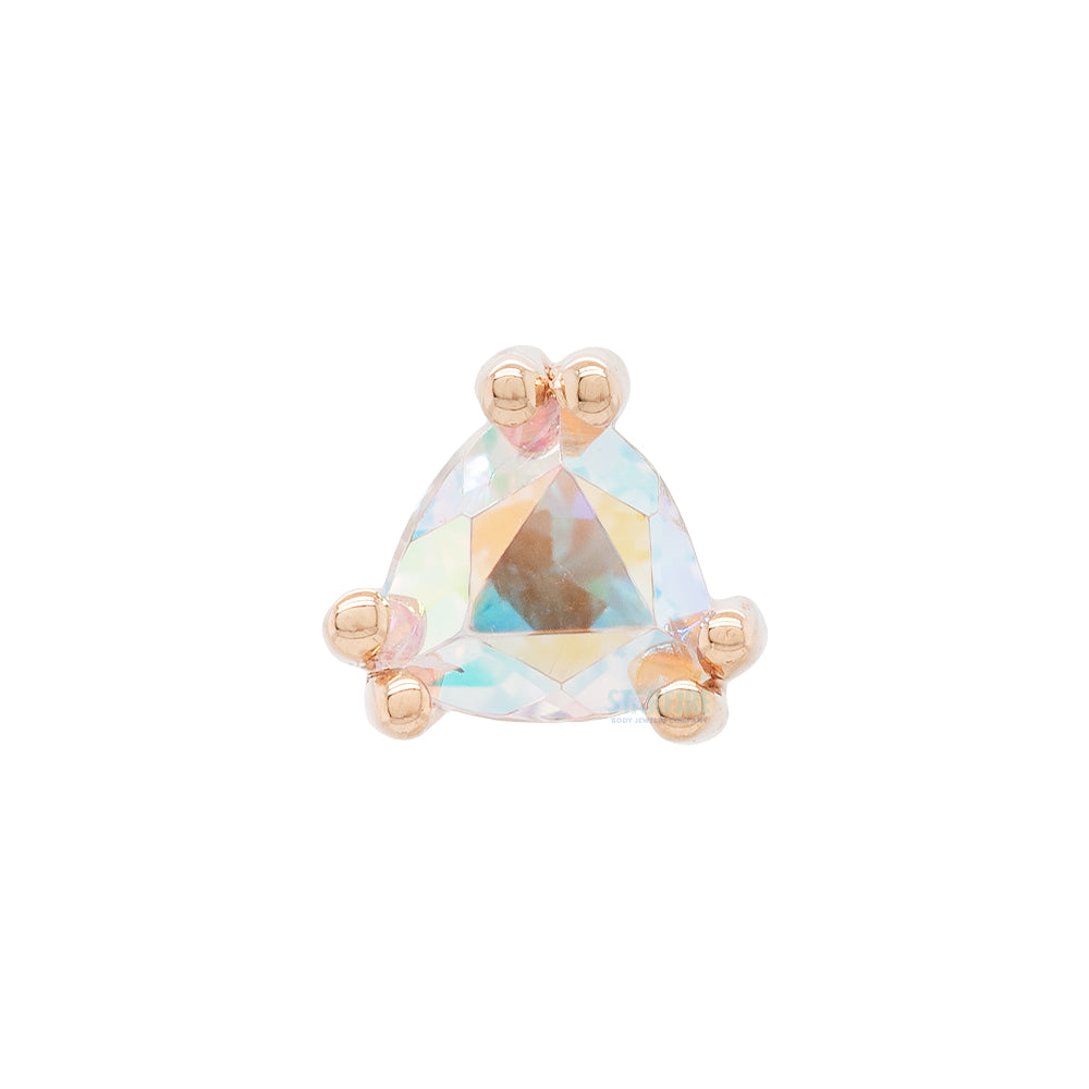 threadless: "Tanti" Pin in Gold with Mercury Mist Topaz