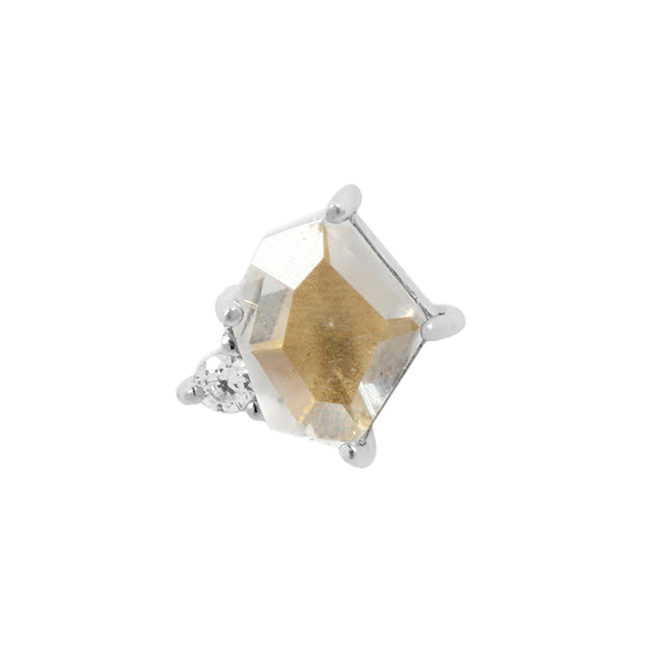 threadless: "Elicit" End in Gold with CZ's
